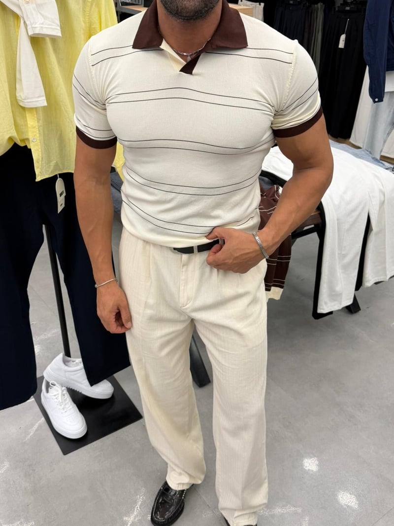 Ferel Triko Tshirt Bej