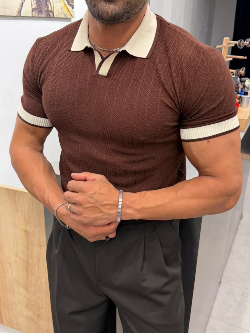 Ferel Triko Tshirt Kahve