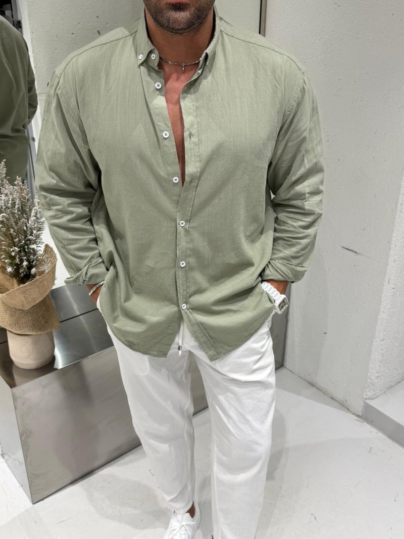 Giesto Fresh Gömlek Haki