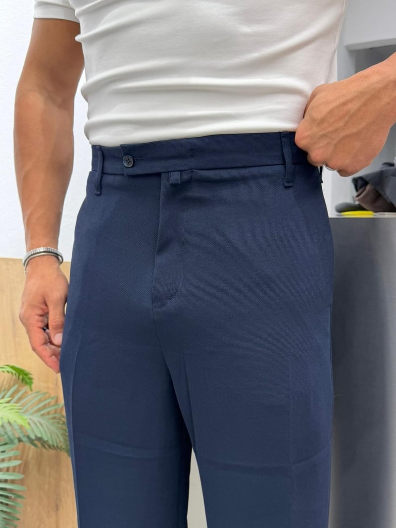 Giesto Örme Pantolon Lacivert