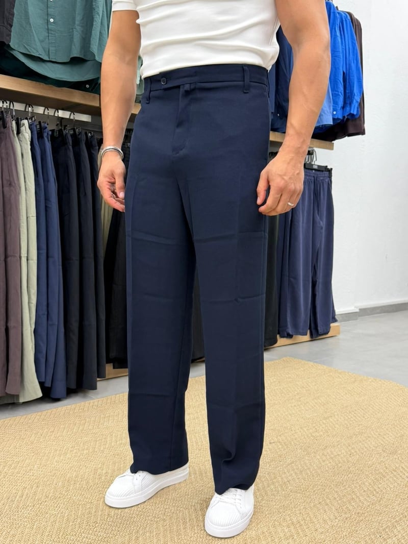 Giesto Örme Pantolon Lacivert