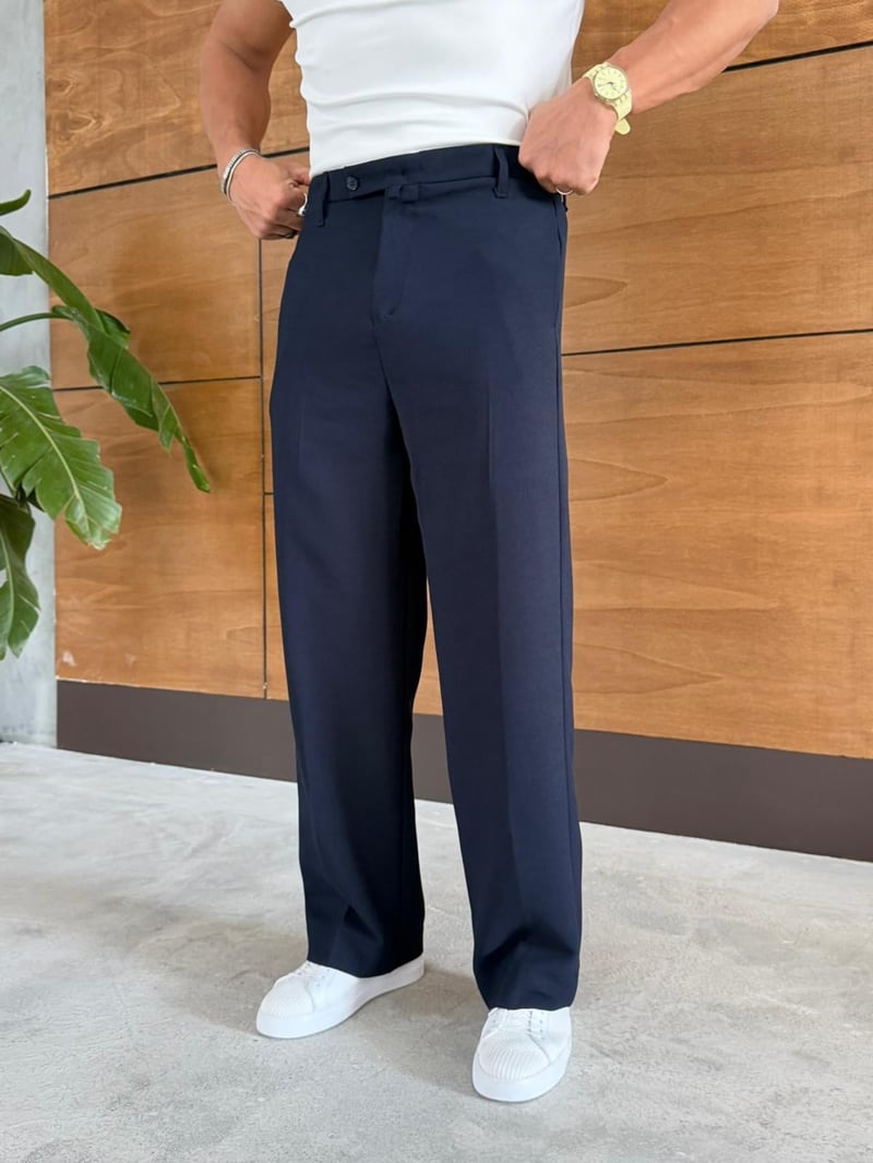 Giesto Özel Seri Örme Pantolon Lacivert