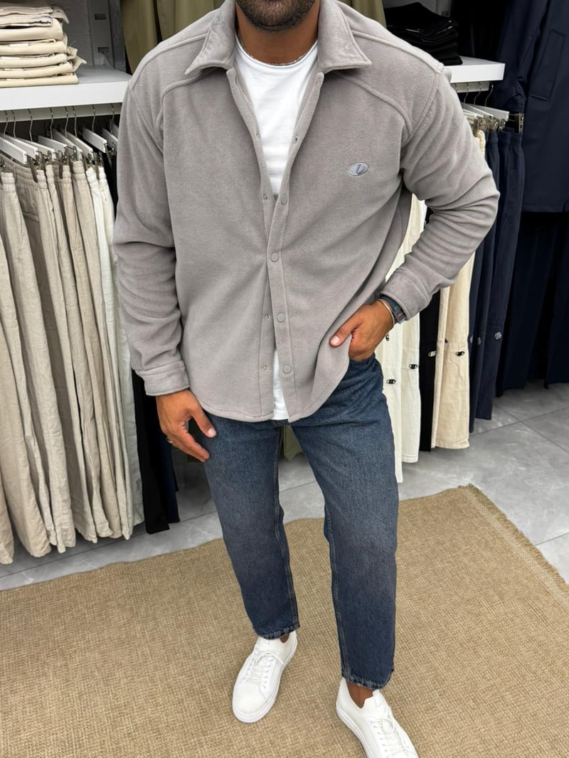 Giesto Polar Gömlek Gri