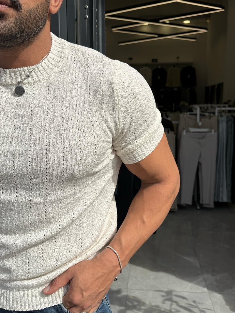 Marrakech Boheme Triko Tshirt Krem