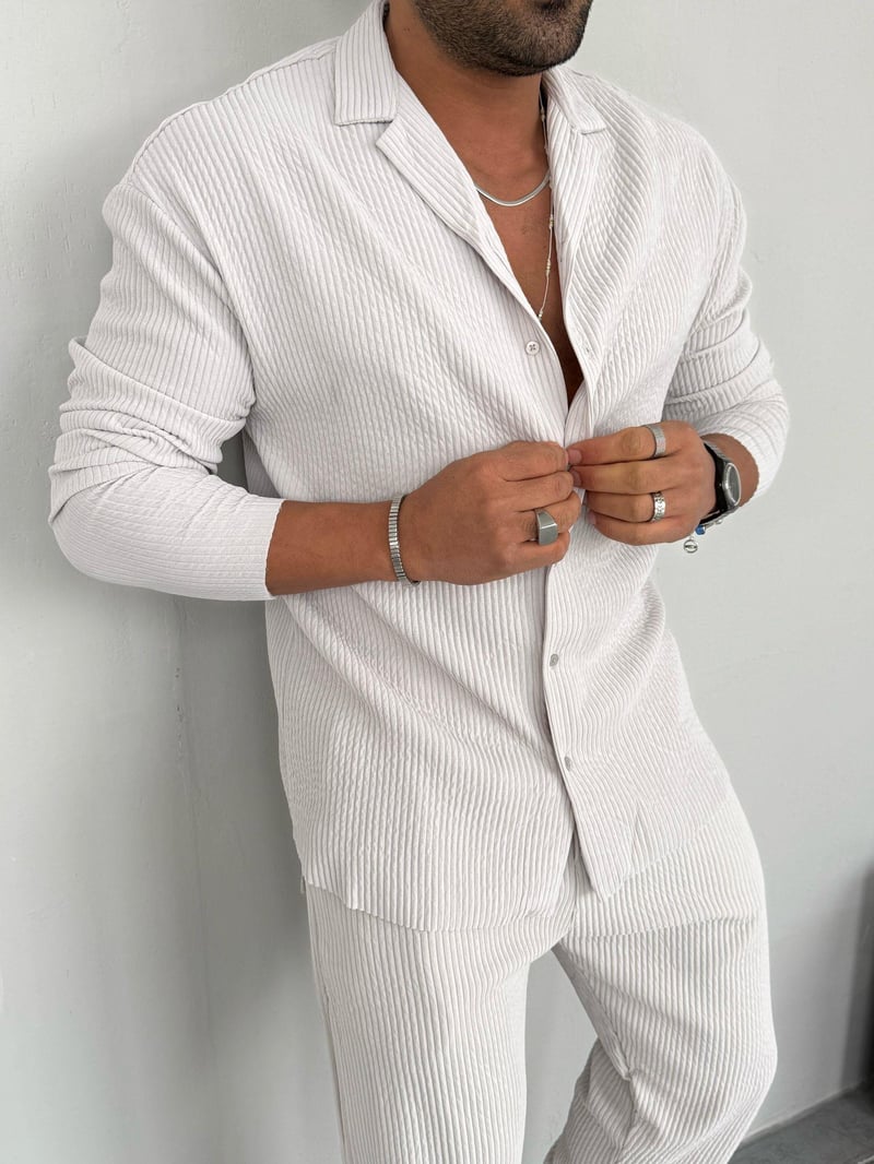 Marrakech Fitilli Gömlek Taş