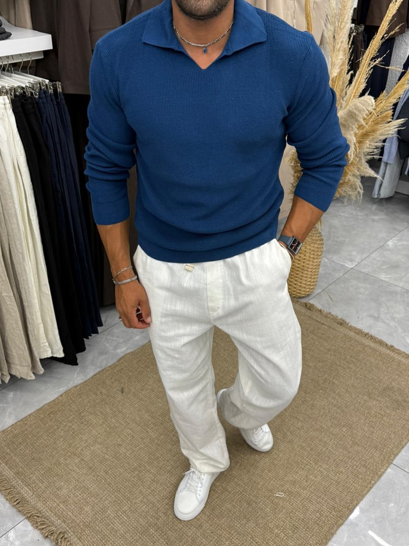 Marrakech Triko Mavi