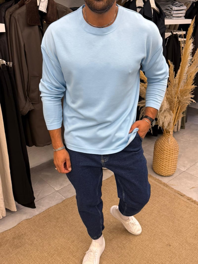 Model Sweat Bebe Mavi