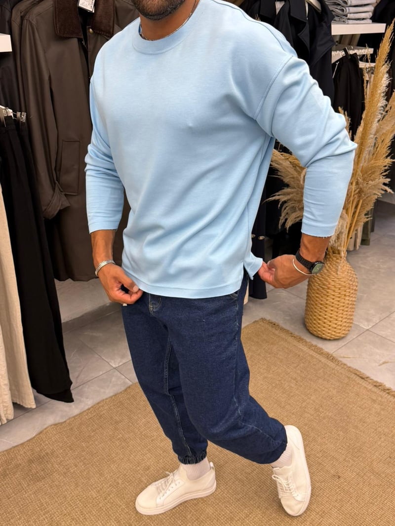 Model Sweat Bebe Mavi