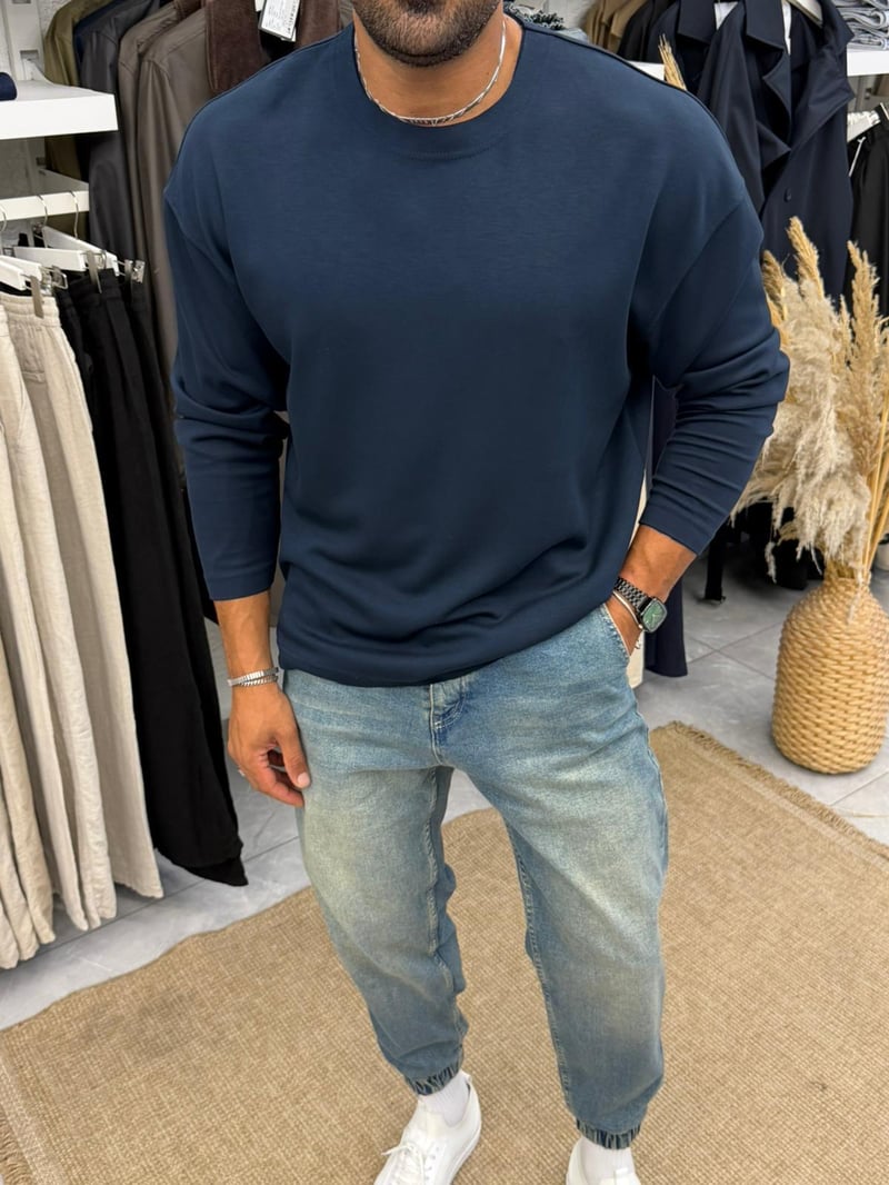 Model Sweat Lacivert