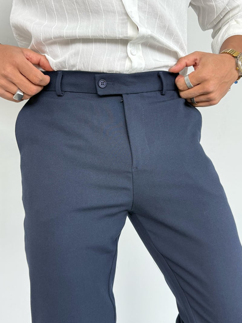 Slimfit Kumaş Pantolon Lacivert