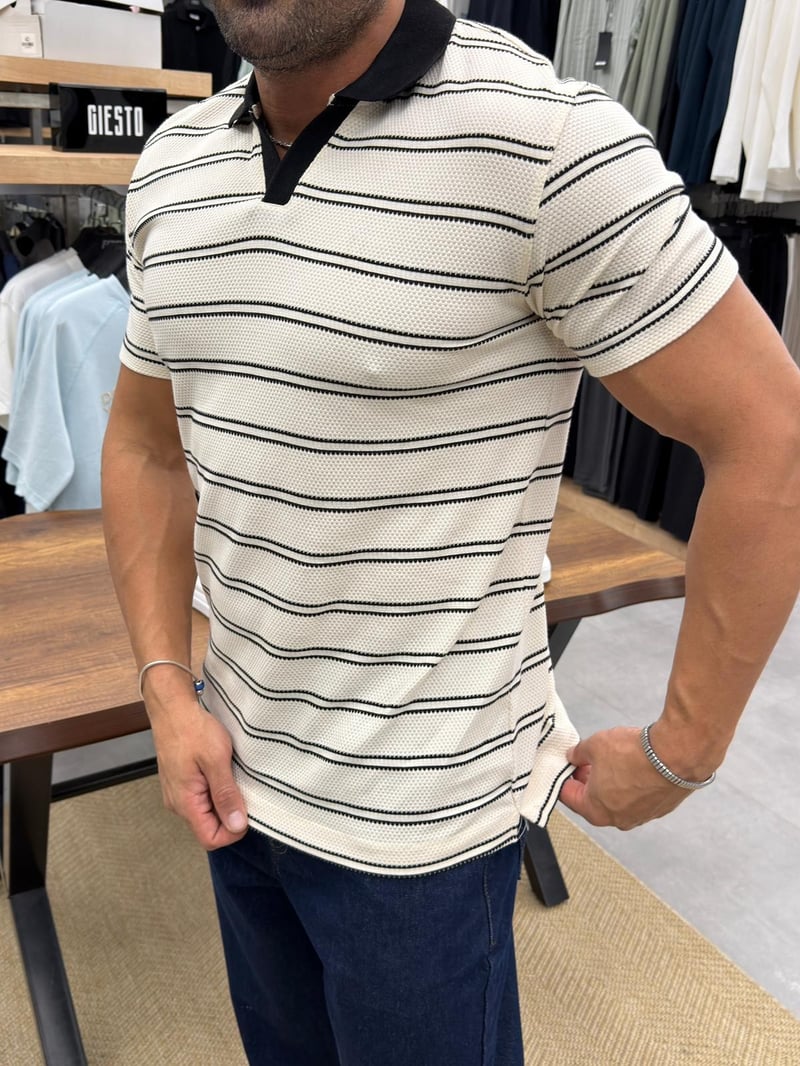 Tobi Örme Tshirt Siyah