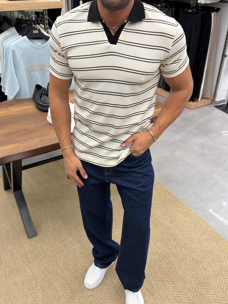 Tobi Örme Tshirt Siyah