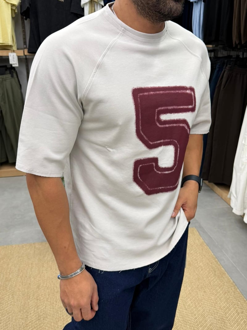 Vamos Oversize Premium Tshirt Beyaz