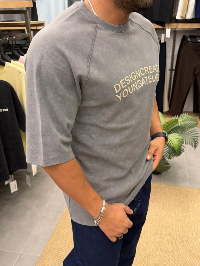 Vamos Premium Tshirt Gri