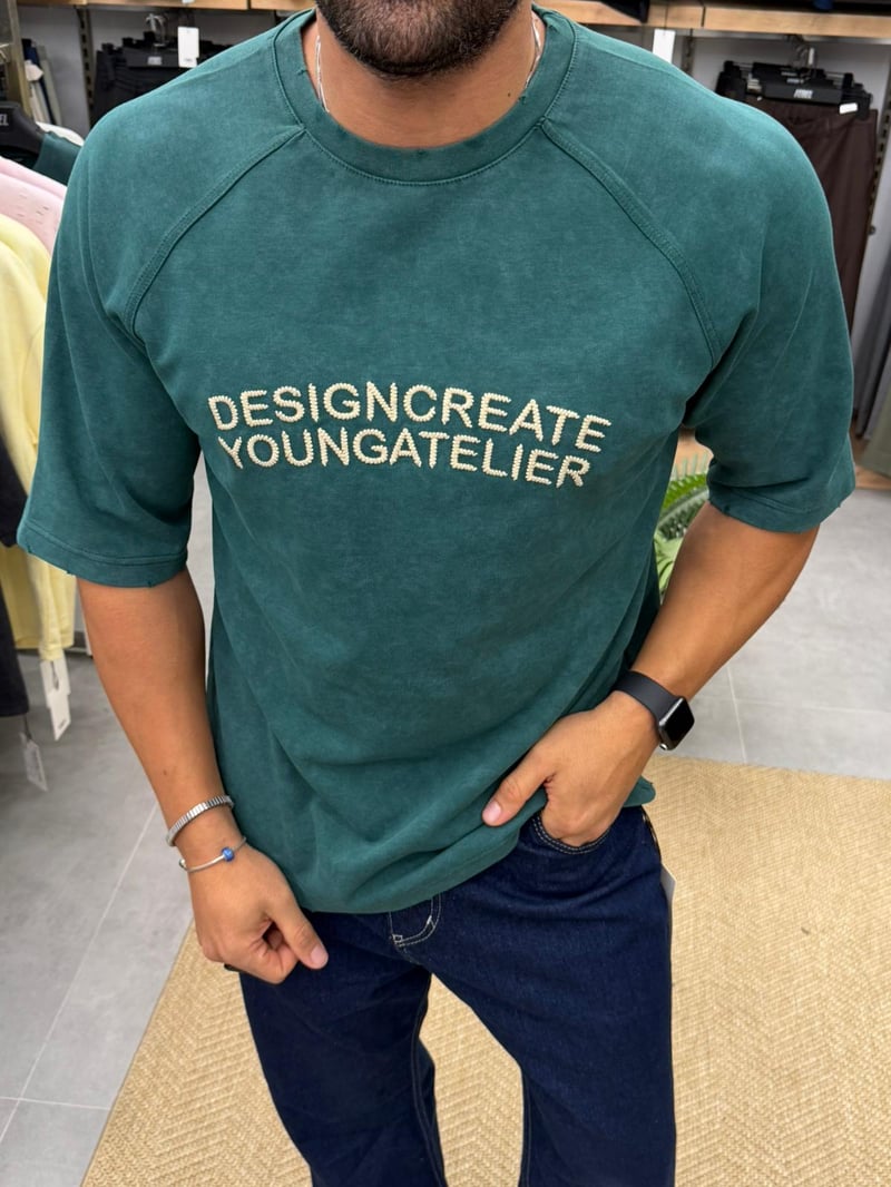 Vamos Premium Tshirt Petrol Yeşili