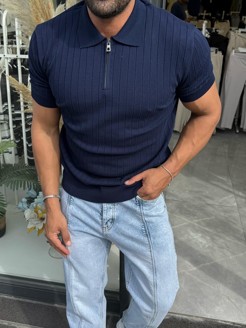 Wanc Triko T-Shirt Lacivert