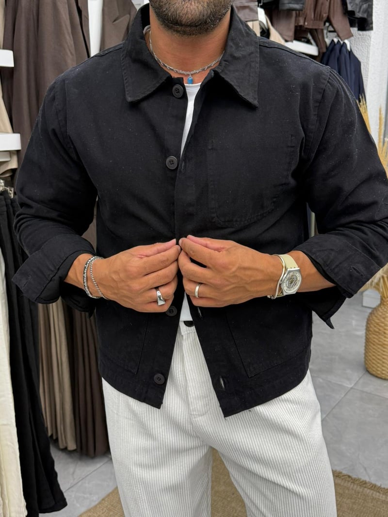 We11 Kot Ceket Siyah