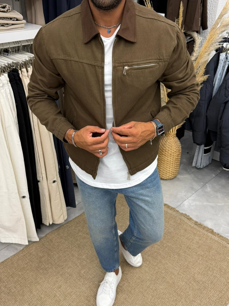 We11 Örme Ceket Kahverengi