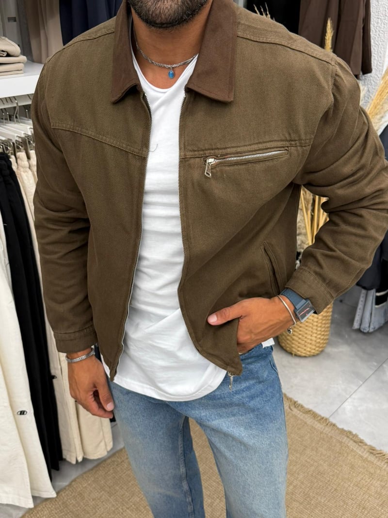 We11 Örme Ceket Kahverengi