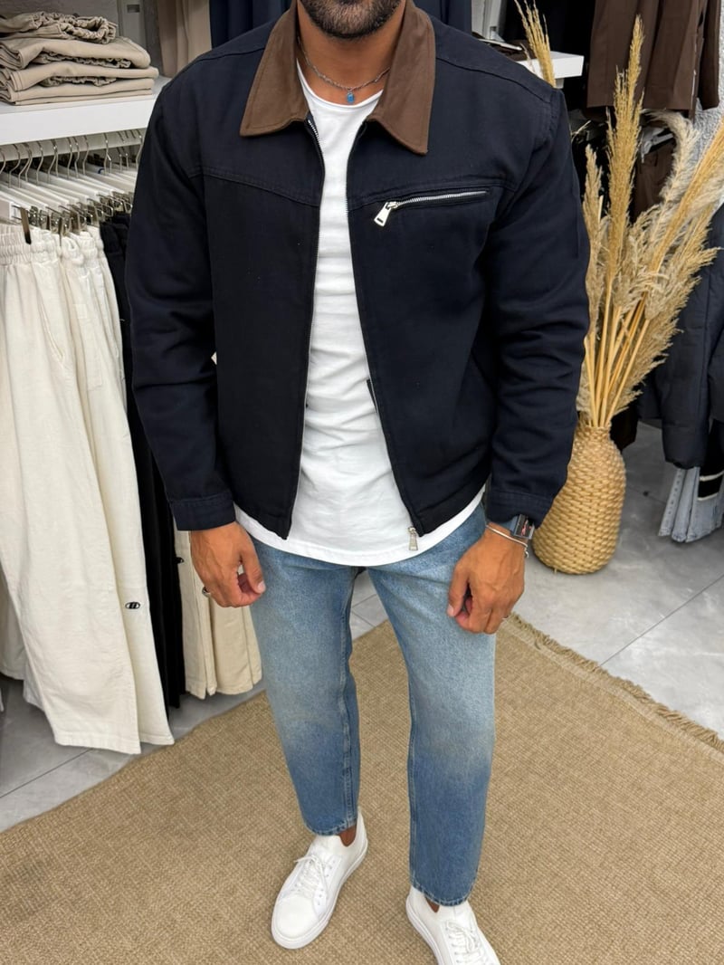 We11 Örme Ceket Lacivert