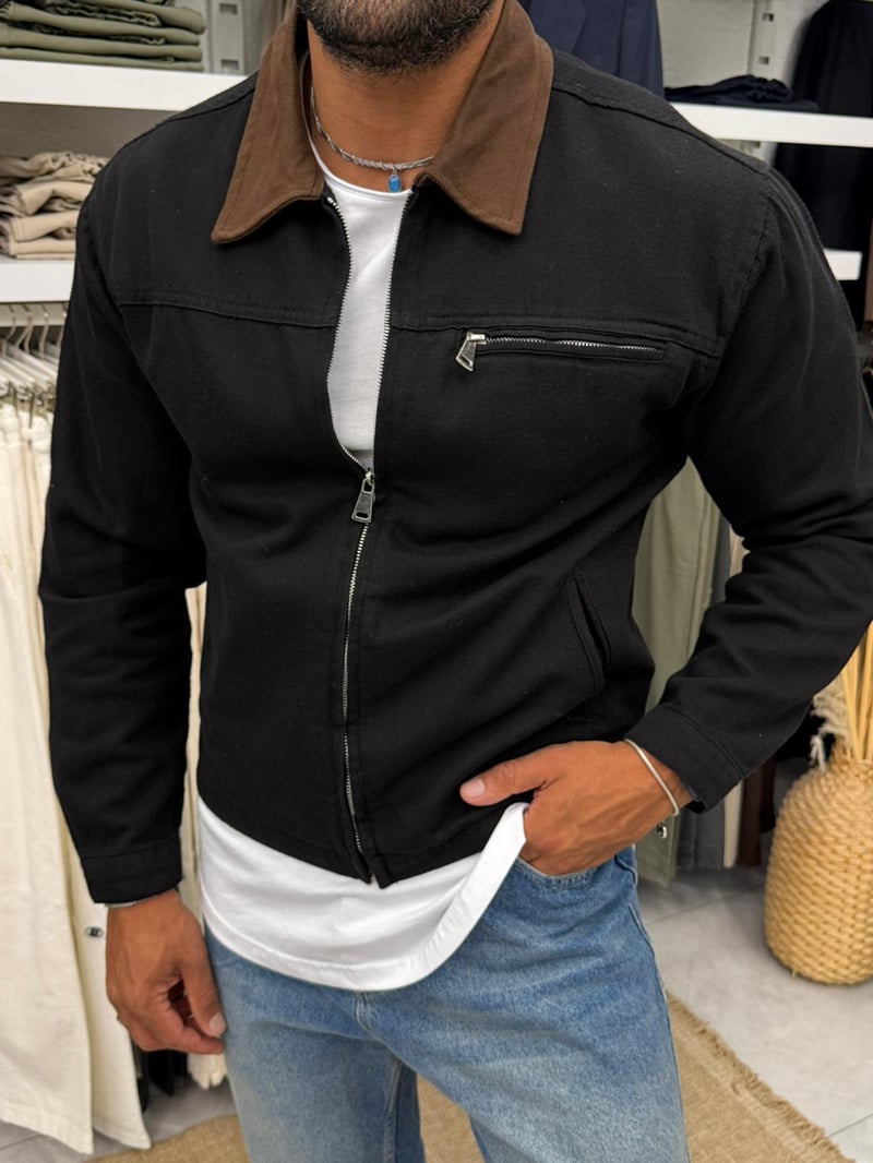 We11 Örme Ceket Siyah