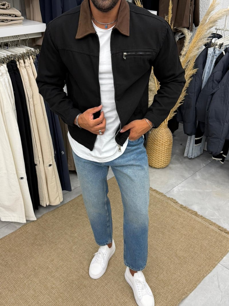 We11 Örme Ceket Siyah