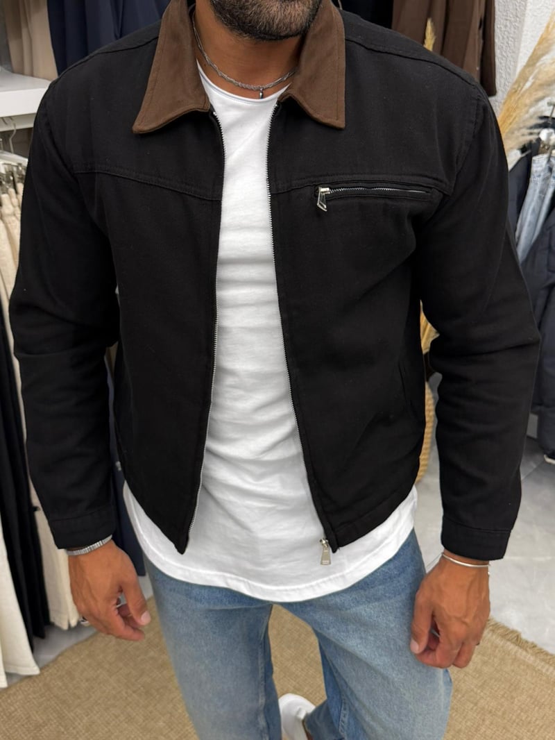 We11 Örme Ceket Siyah