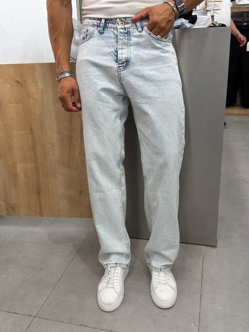 We11 Regular Jean Buz Mavi