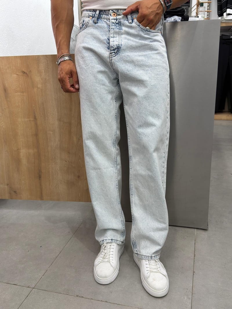 We11 Regular Jean Buz Mavi
