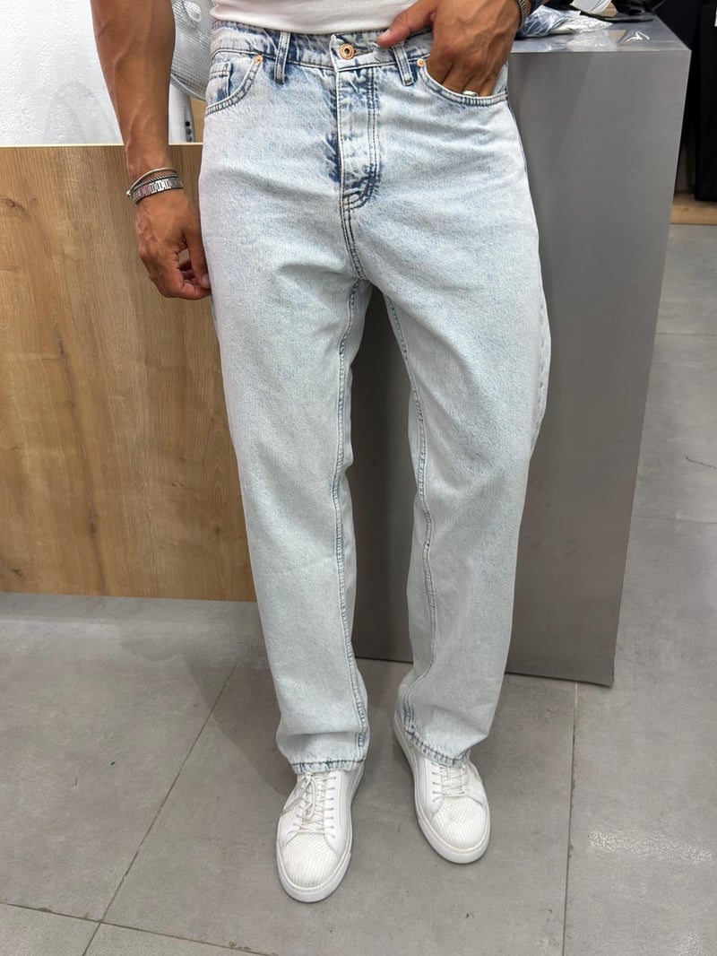 We11 Regular Jean Buz Mavi
