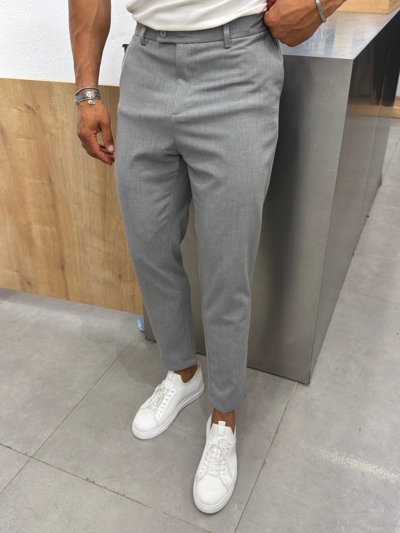 We11 Slimfit Kumaş Pantolon Gri