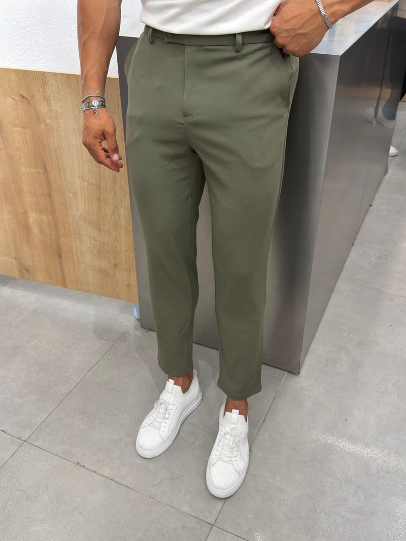 We11 Slimfit Kumaş Pantolon Haki
