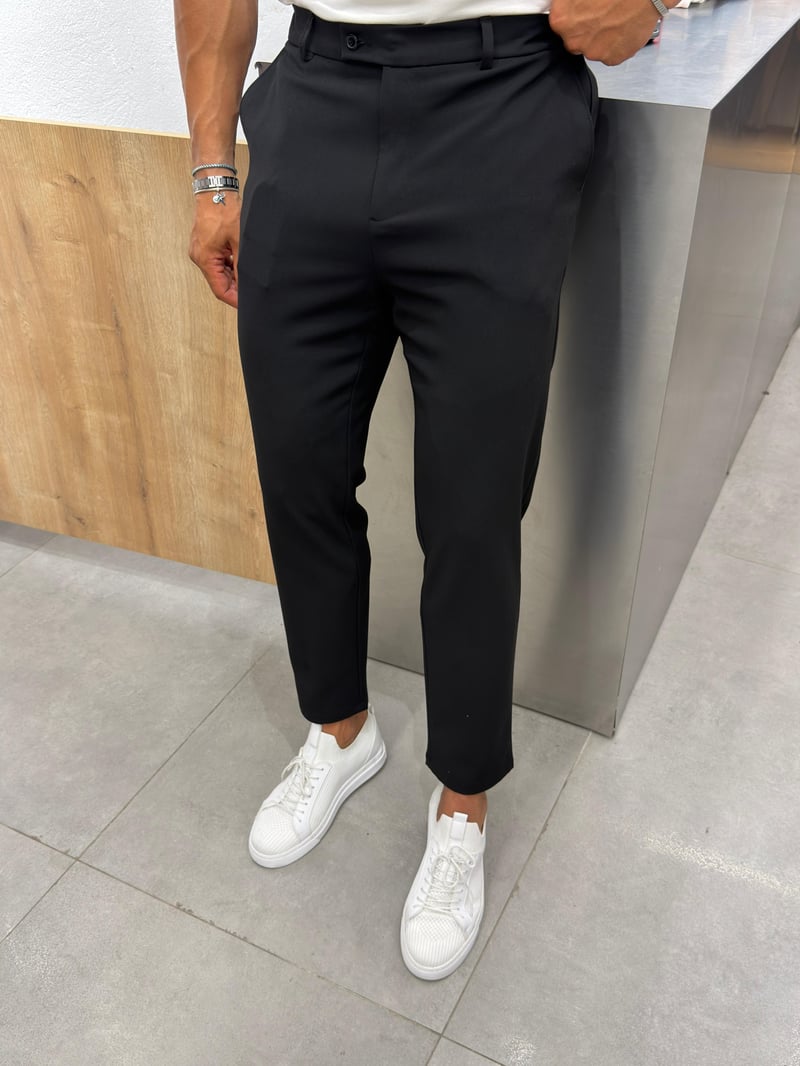 We11 Slimfit Kumaş Pantolon Siyah