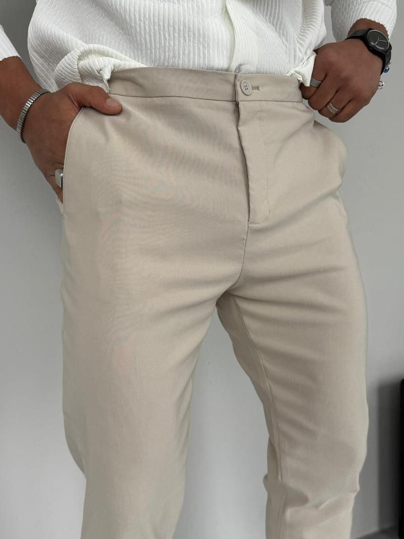 We11 Slimfit Pantolon Bej