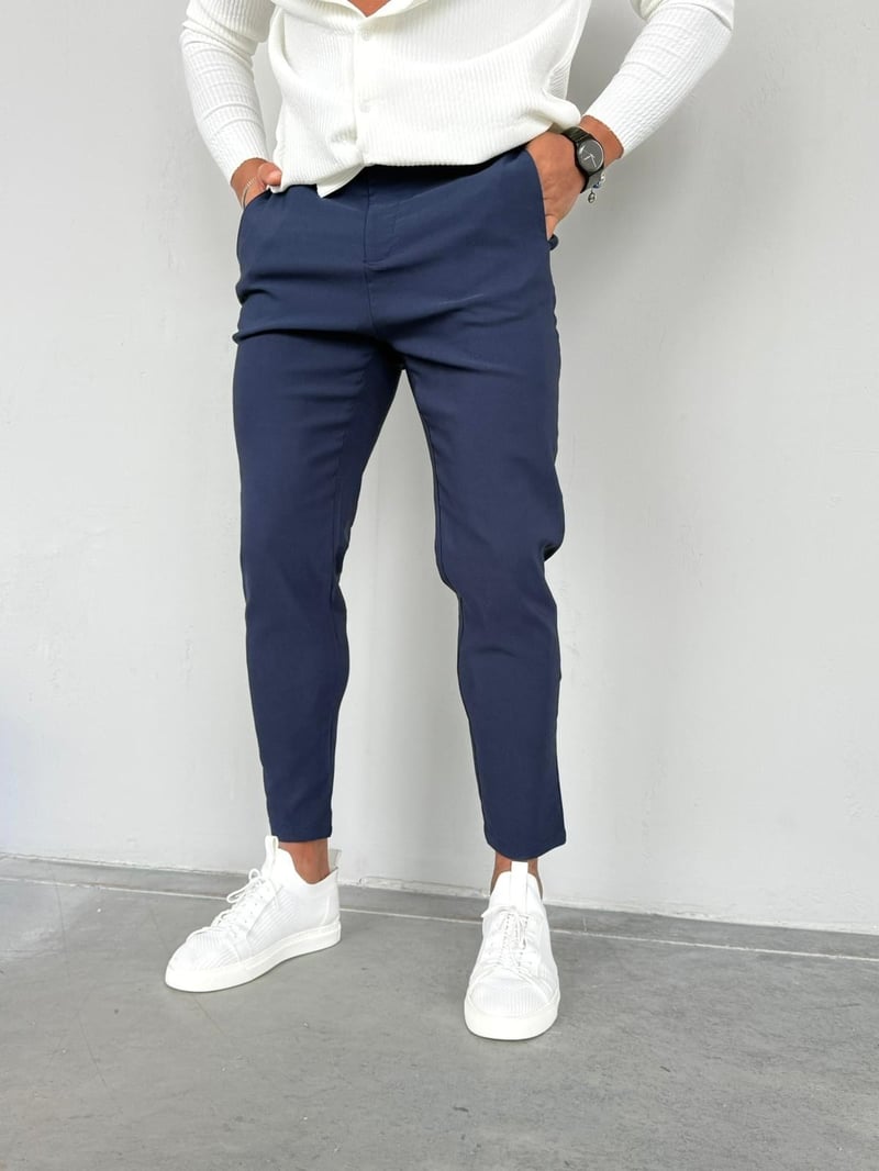 We11 Slimfit Pantolon Lacivert