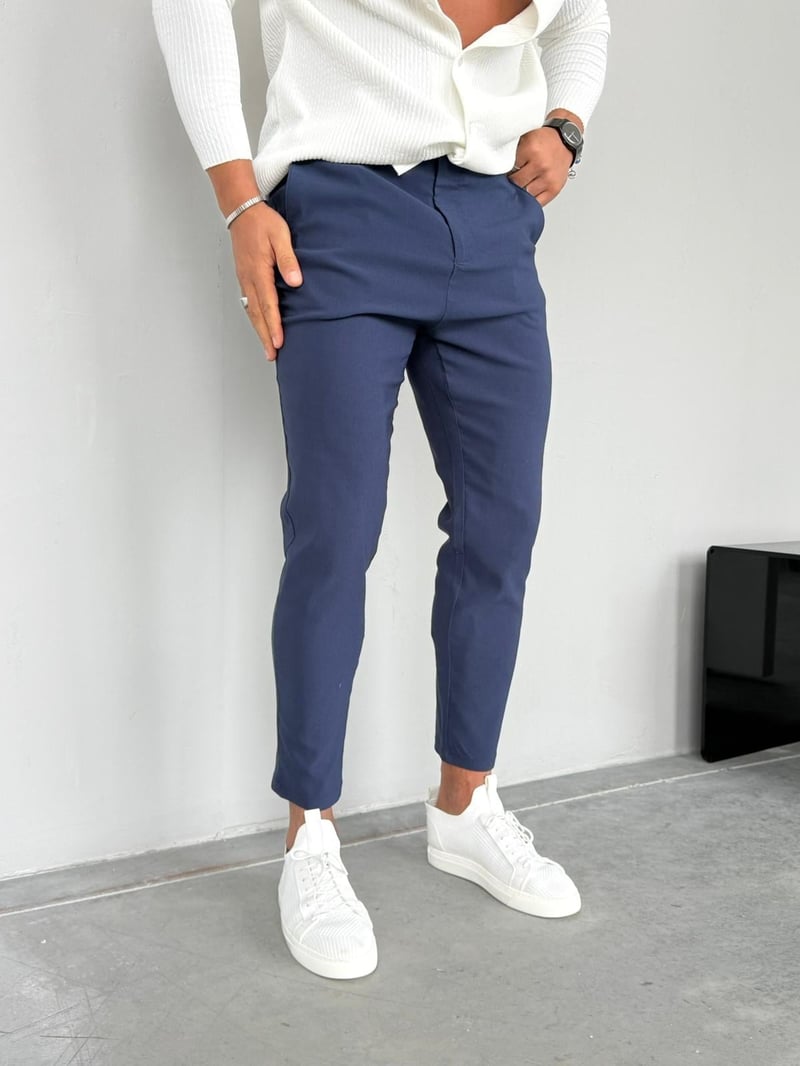 We11 Slimfit Pantolon Lacivert