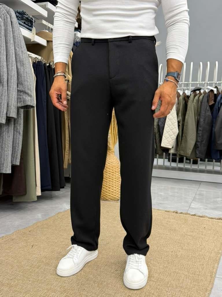 We11 Yün Regular Pantolon Siyah