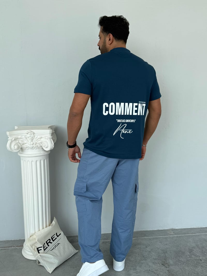 Yep Premium Tshirt Mavi