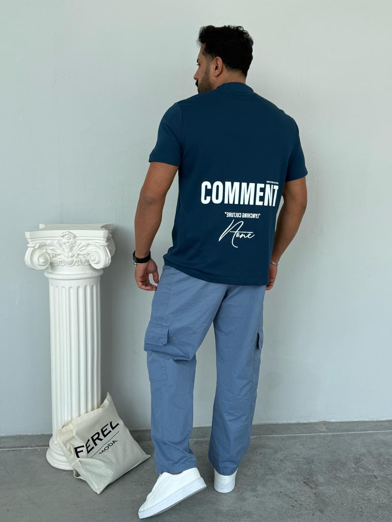 Yep Premium Tshirt Mavi