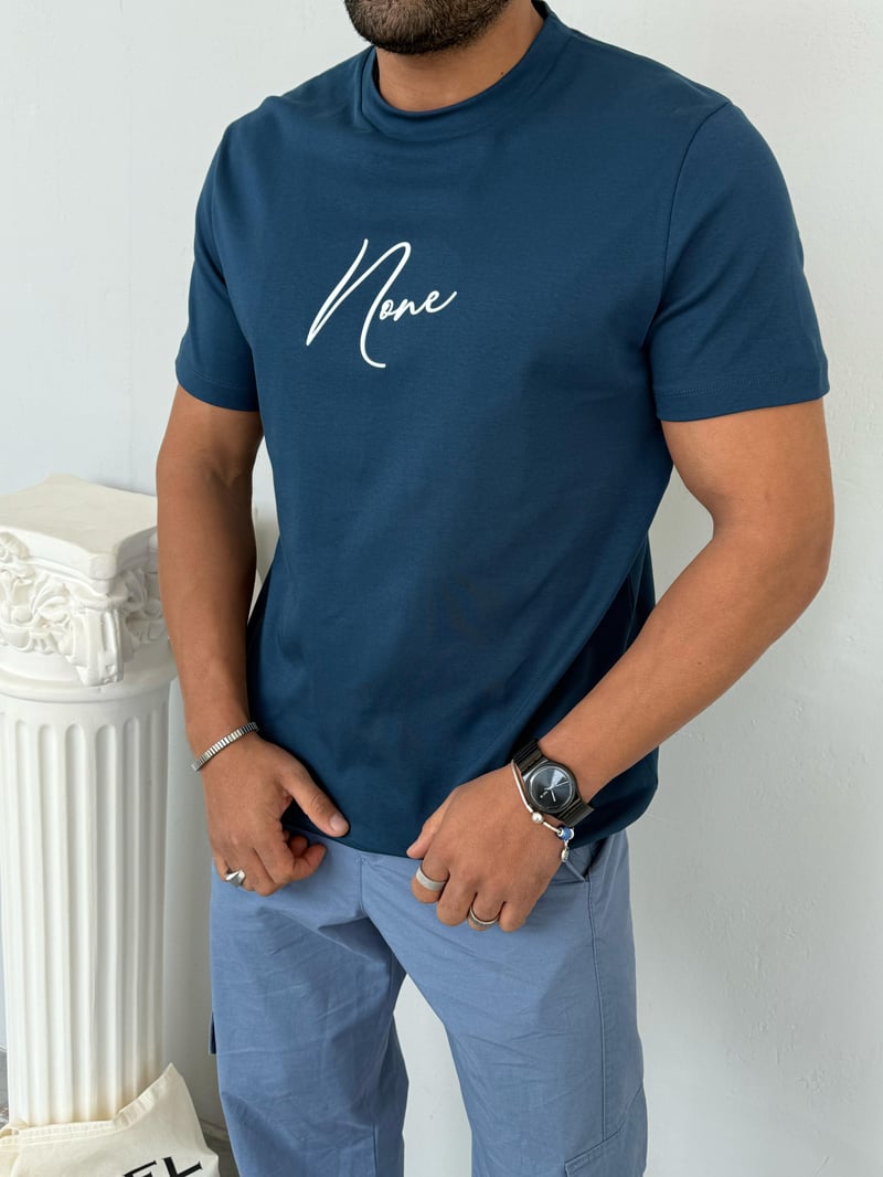 Yep Premium Tshirt Mavi