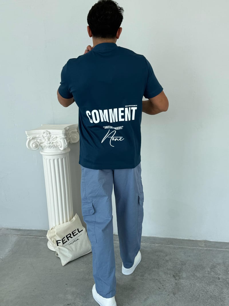 Yep Premium Tshirt Mavi