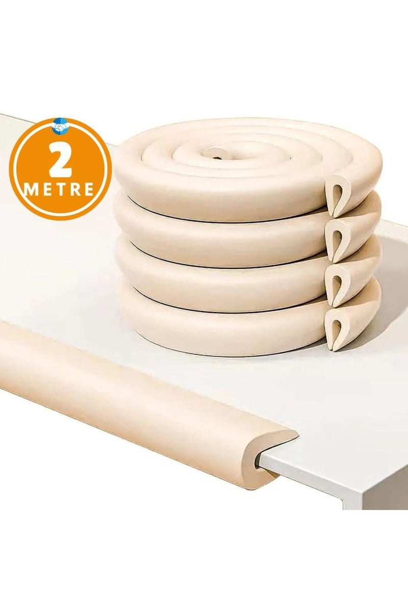 2 Metre Mobilya Kenar Koruyucu Kauçuk Çocuk Güvenliği Köşe Bebek Çocuk Koruma Seti Ve Masa Koruma