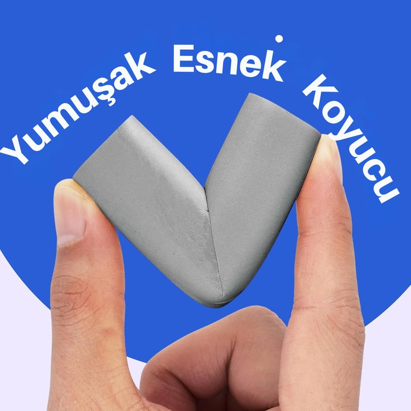 4,6 Metre 4 Adet Köşe Koruma Köşe Ve Kenar Koruma 3m Bant Yumuşak Darbe Koruma Mürdüm Bebek Güvenlik
