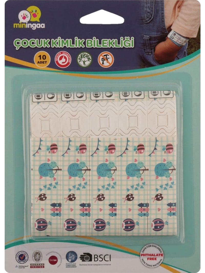 Çocuk Kimlik Bilekliği