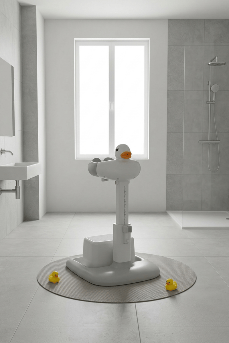 Miningaa Ayakta Yıkama Küveti Standı (Ördek) – Bebek Banyo Ürünü