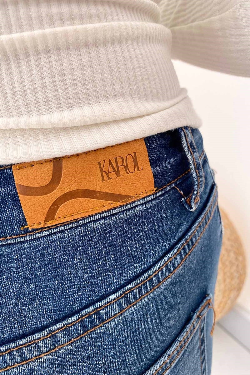 Karol Kadın Taşlı Skinny Kot Pantolon