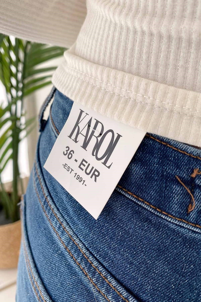 Karol Kadın Taşlı Skinny Kot Pantolon