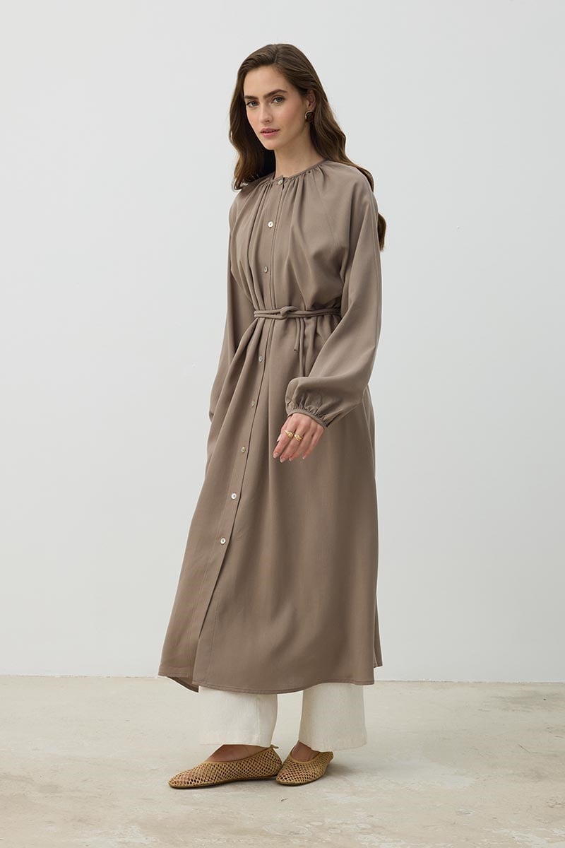 %100 Liyosel Tunik Vizon