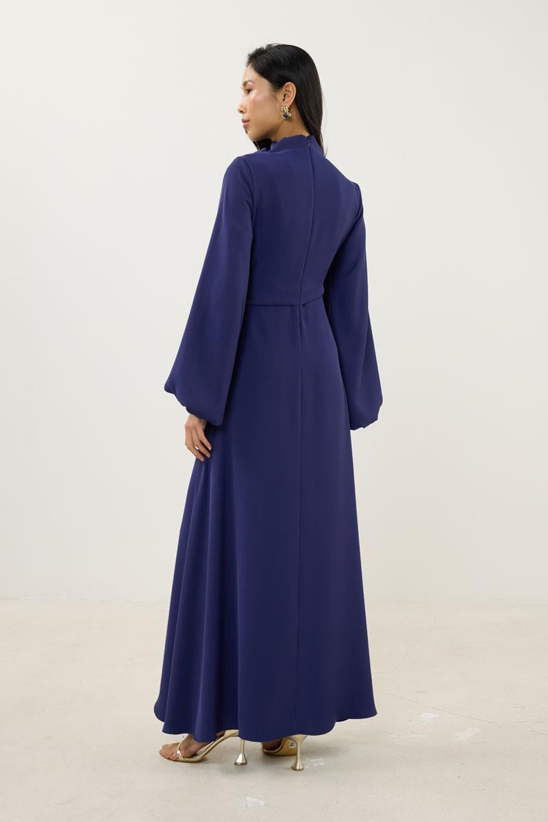Abiye Elbise Lacivert