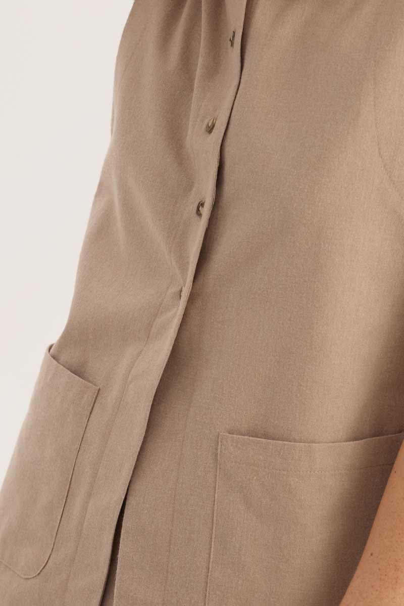 Arkadan Bağlamalı Yelek